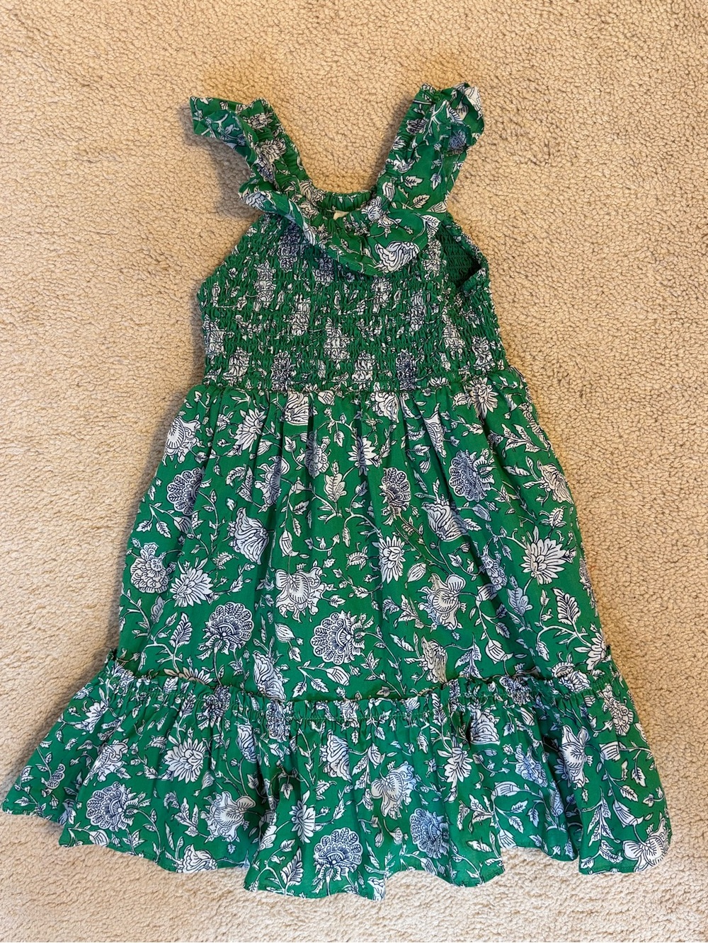 J Crew Factory Floral Smocked Dress - Picture 2 of 3